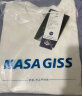 NASA GISS重磅260g纯棉短袖t恤男纯色圆领厚实不透纯白打底衫男女体恤上衣 白色 S体重85-110斤 实拍图