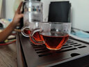 从简 竹茶盘竹制储水式家用简约蓄水托盘沥水茶海功夫茶具 碳竹古韵(小号)长28宽18高6cm 实拍图