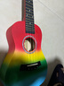 维卡斯（WEIKASI）尤克里里初学者23寸乌克丽丽单板ukulele女生桃花心木入门乐器 23英寸五彩缤纷+全套配件 实拍图
