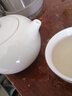 心去處陶瓷茶壶羊脂玉瓷泡茶壶德化白瓷井栏壶小号单人家用功夫茶具单壶 羊脂玉瓷西施壶-大号 300ml 实拍图