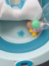 劳可里尼（NOCOLLINY）婴儿洗澡盆可折叠 儿童浴盆大号可坐可躺 宝宝洗澡桶新生儿童用品 【+10-悬浮垫】晨曦绿+悬浮垫 晒单实拍图