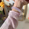 墨石斋 玉手镯天然少女款玛瑙玉髓手镯紫罗兰色A货冰种细条原色冰真品圆条白色细款送女生女友老婆 内径60-61【适合120-130斤】 实拍图