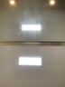 月亮光色无缝隙超薄 28mm客厅吸顶灯LED厨房简约顶灯明装平板灯长条办公室 砂白 15*40cm  16w 白光 5900-6300K 实拍图
