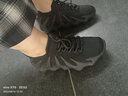特豪川夏季八爪鱼火山男鞋韩版潮流百搭情侣一男一女潮鞋薄款飞织休闲鞋 黑色 37 实拍图