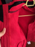 伯希和（Pelliot）儿童冲锋衣男女童秋冬户外三合一加绒加厚保暖两件套抓绒外套夹克 熔岩红 160 实拍图