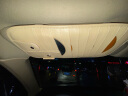 立生汽车遮阳板收纳多功能车载CD包车光盘装饰碟片袋车内套夹创意用品 米色 实拍图