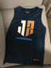 GHOSTDUNK莫兰特篮球背心街头潮牌宽松美式训练服运动健身坎肩无袖T恤定制 宝蓝色 2XL 实拍图