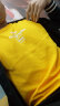 稻草人（MEXICAN）短袖套装男春夏动漫印花t恤衫男潮流青少年夏天衣服套装 黄色 2XL 实拍图