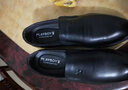 花花公子 皮鞋男商务休闲头层牛皮打孔透气正装软皮一脚蹬男鞋大码新伴郎 黑色21091（皮鞋） 42 实拍图