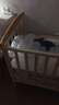 【9成新】hd小龙哈彼 婴儿床多功能实木带摇篮新生儿宝宝童床可加长拼接大床LMY288-N150 实拍图