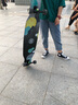 ZBOARDS专业长板dc舞板男生女生刷街代步平花板速降全能板初学滑板 117cm黑云 蓝桥白轮 实拍图