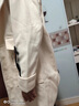 HOUQIYE毛呢大衣男春秋新款网红呢大衣男女i love you刺绣韩版中长款呢子 F815灰色 尺码有备注体重，下单请拍正确尺码 实拍图