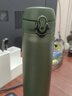 膳魔师(THERMOS) 保温杯保冷杯磨砂绿 500ml旅行出游便携男女学生杯子生 实拍图