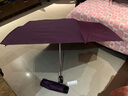 天堂伞雨伞男士全自动加大三折晴雨伞折叠太阳伞防晒遮阳伞广告定制logo 紫色（黑胶升级款） 实拍图