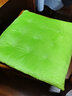 宫薰水晶绒坐垫加厚椅垫办公室防滑学生教室屁股垫子四季清爽透气软垫 水晶绒坐垫果绿色 实拍图