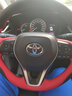 适用于福特新蒙迪欧真牛皮手缝方向盘套经典福克斯/福睿斯/锐界翼虎/博金牛座探险者汽车改装把套四季通用 磨砂+红色皮 实拍图