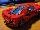 LEGO 赛车 仿真汽车模型 儿童玩具 拼插积木 76895 法拉利F8 实拍图
