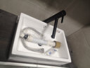 乐牧北欧台上盆方形家用洗手盆盘单盆卫生间洗漱台盆洗脸盆大小尺寸陶瓷面盆艺术盆洗手池加深 5号盆（510*360*150） 配龙头套餐（默认黑色抽拉龙头） 实拍图