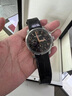 【二手95新】万宝龙明星系列 时光行者系列 自动机械手表 石英表 二手男表 时光行者U0101548黑盘金针计时皮带款43表径 实拍图