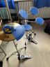 阿萨娜丝（Asanasi）Asanasi哑鼓套装架子鼓五鼓组哑鼓垫练习器爵士鼓打击板踩镲底鼓 蓝色五鼓三镲+赠品 实拍图
