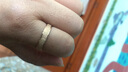 芊芽磨砂情侣彩金戒指食指戒男女尾戒情人节生日礼物 【4MM宽版】美9号 实拍图