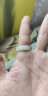 非诺  和田玉羊脂玉戒指男女款情侣对戒指环 条宽10mm内径约21mm 晒单实拍图