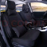 首赋汽车座套座垫适用于大众新宝来朗逸捷达桑塔纳英朗四季通用亚麻 五座全车套装黑色 实拍图