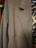 庄子（ZORANZI）女装100%纯羊毛呢子大衣女中长款秋冬外套WPP41022 灰色 165/88A 晒单实拍图