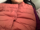 鸭鸭（YAYA）轻薄羽绒马甲女冬装短款内胆时尚女款马夹外套背心K 嫣红色 M 160 实拍图