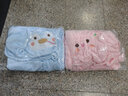 物枕居办公室午睡披风夏季薄披肩斗篷女保暖盖腿空调毯子小被子学生睡觉 粉兔子140*80 办公室/教室午睡披风 实拍图