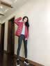 QIYUN 轻薄羽绒服女短款秋冬新款韩版修身薄款短外套女 立领酒红色 M 【80-95斤】 实拍图