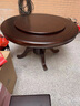 方寸毫厘圆桌 实木圆餐桌 大圆桌子美式实木餐桌家用餐台可选餐桌椅组合 1.35米大圆桌 实拍图