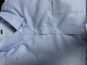 恒源祥轻奢含桑蚕丝长袖衬衫男秋冬季男士商务休闲正装衬衣中青年外套男 中兰 40 （胸围106cm） 实拍图