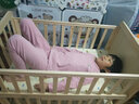 zedbed婴儿床拼接大床实木无漆多功能新生儿童可移动摇篮宝宝bb双层木床 双层小床 实拍图