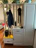 强象现代简欧双面屏风鞋柜一体带换鞋凳进门玄关隔断柜N-220 款式5 加坐垫：1500*350*2000 实拍图