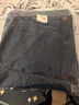 卡吉蘭娜连衣裙女装夏季新款韩版薄款气质宽松显瘦遮肚休闲小个子棉麻裙子 藏青色 M 95-115斤 实拍图