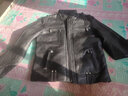 PERCOOL真皮皮衣男士机车服皮夹克头层加厚牛皮摩托骑行服秋冬季大码外套 黑色 (头层牛皮) XL 建议145-155斤 实拍图