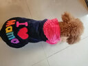 宠物圈（PETCIRCLE）秋季冬季狗狗衣服泰迪衣服宠物服饰狗衣服宠物泰迪狗狗衣服小型犬 爱心款粉色 L适合背长38CM胸围52CM重斤11-14 实拍图