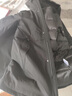恒源祥毛呢大衣男士可拆卸连帽毛领加厚防寒服秋冬新款中老年保暖外套 黑色 XL 175/50 实拍图