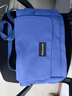 双星斜挎包男士新款单肩包休闲挎包女邮差包学生书包小背包帆布包 蓝色【带青蛙挂件】 实拍图