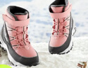 Skechers斯凯奇儿童绒绒靴雪地靴保暖男童棉鞋防寒加绒高帮女童靴660092L 女童/粉红色/灰色/PKGY 30 实拍图