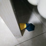 始骏 免打孔硅胶门吸塑胶门勾卫生间缓冲垫橡胶地吸门碰吸门器门挡 灰黄色（升级款） 实拍图