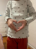 多妙屋女童打底衫秋冬新款儿童长袖T恤大童半高领上衣加绒秋衣洋气童装 暖绒款香芋紫 81670 140cm 实拍图
