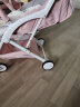 dodoto婴儿推车可坐可躺一键折叠收车儿童车宝宝手推车0-3岁遛娃t400 卡洛粉 实拍图