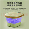 艾斯凯泡脚桶折叠足浴盆按摩家用洗脚盆电加热恒温复古智能遥控 送父母长辈父亲节礼物 【杀菌B款+漏电保护】电动按摩+紫外杀菌+无线遥控 实拍图