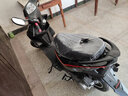 杰帆（JF）踏板摩托车125cc鬼火一代摩托车外卖踏板车燃油车助力车可上牌  黑色 高配款 实拍图