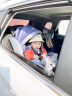 阿罗德（arod）儿童安全座椅0-4-12岁汽车用宝宝可坐躺360度旋转硬接口 海神盾 波尔红-经典 实拍图