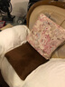 妙音鸟（MUSIKAR）泰国天然乳胶坐垫屁垫久坐垫办公室加厚透气学生护腰坐垫沙发座垫 珊瑚绒-咖啡色 实拍图