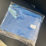 优必利 A4拉链文件袋 帆布防水资料收纳袋 手提袋拉链票据袋8个 可定制印刷logo 1211蓝色 实拍图