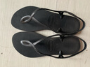 havaianasHavaianas哈唯纳Luna简约凉鞋女士夏一脚蹬绑带夹脚海边度假凉拖 0090-火耀黑 33 -34巴西码 实拍图